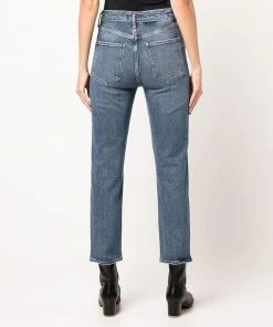 Agolde ‘Riley Crop High Rise Jeans’ Clothing