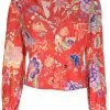 Rixo London 'Azra' Button Front Floral Blouse
