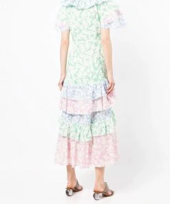 Rixo London 'Benita' Floral Ruffled Midi Dress 20 Rixo London 'Benita' Floral Ruffled Midi Dress