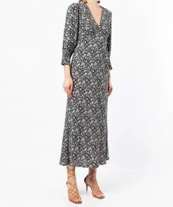 Rixo London 'Callie' Floral Midi Dress