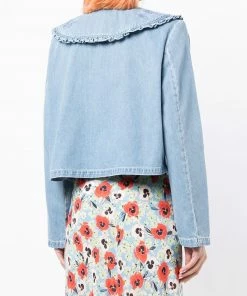 Rixo London 'Debbie' Embroidered Denim Shacket 10 Rixo London 'Debbie' Embroidered Denim Shacket
