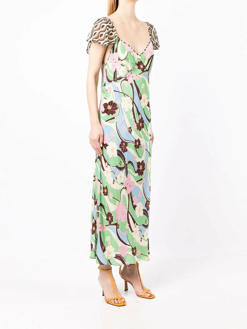 Rixo London 'Effie' Geometric Floral Midi Dress 10 Rixo London 'Effie' Geometric Floral Midi Dress