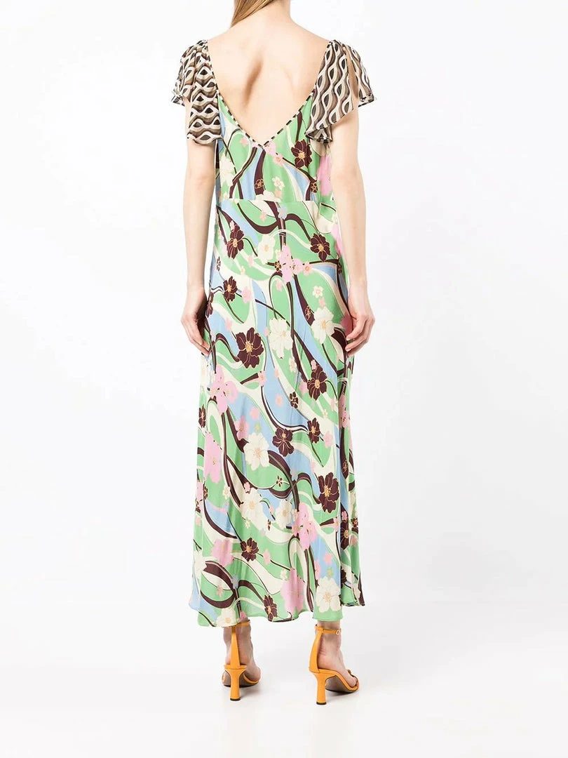 Rixo London 'Effie' Geometric Floral Midi Dress 11 Rixo London 'Effie' Geometric Floral Midi Dress