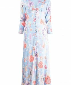 Rixo London 'Katie' Peony Floral Midi Dress