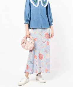 Rixo London 'Kelly' Peony Floral Midi Skirt