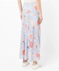 Rixo London 'Kelly' Peony Floral Midi Skirt