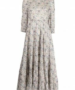 Rixo London 'Kristen' Pastel Floral Midaxi Dress