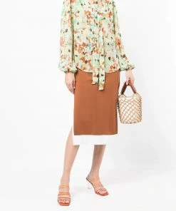 Rixo London 'Moss' Sheer Pussy Bow Floral Blouse 18 Rixo London 'Moss' Sheer Pussy Bow Floral Blouse