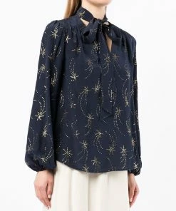 Rixo London ‘Moss’ Glitter Star Blouse 9 Rixo London ‘Moss’ Glitter Star Blouse
