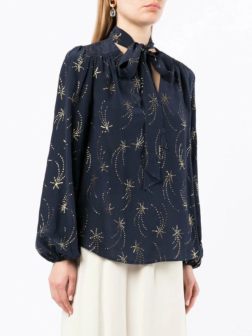 Rixo London ‘Moss’ Glitter Star Blouse 5 Rixo London ‘Moss’ Glitter Star Blouse