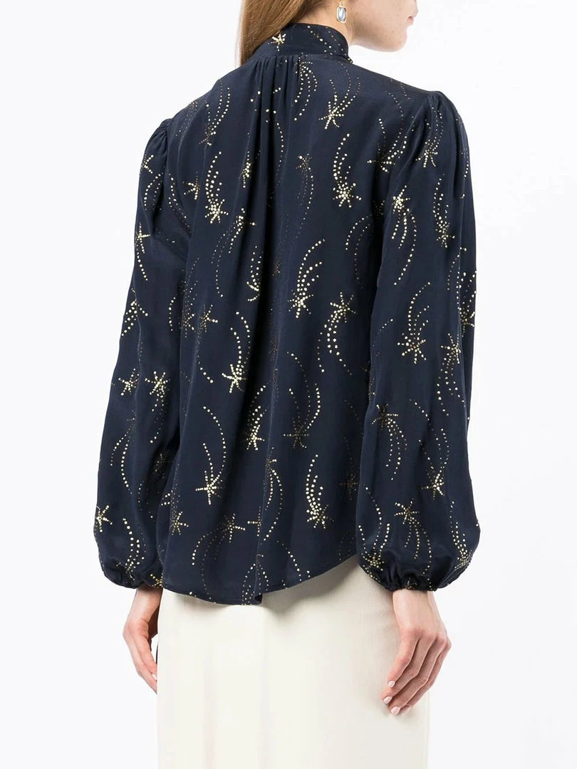 Rixo London ‘Moss’ Glitter Star Blouse 6 Rixo London ‘Moss’ Glitter Star Blouse