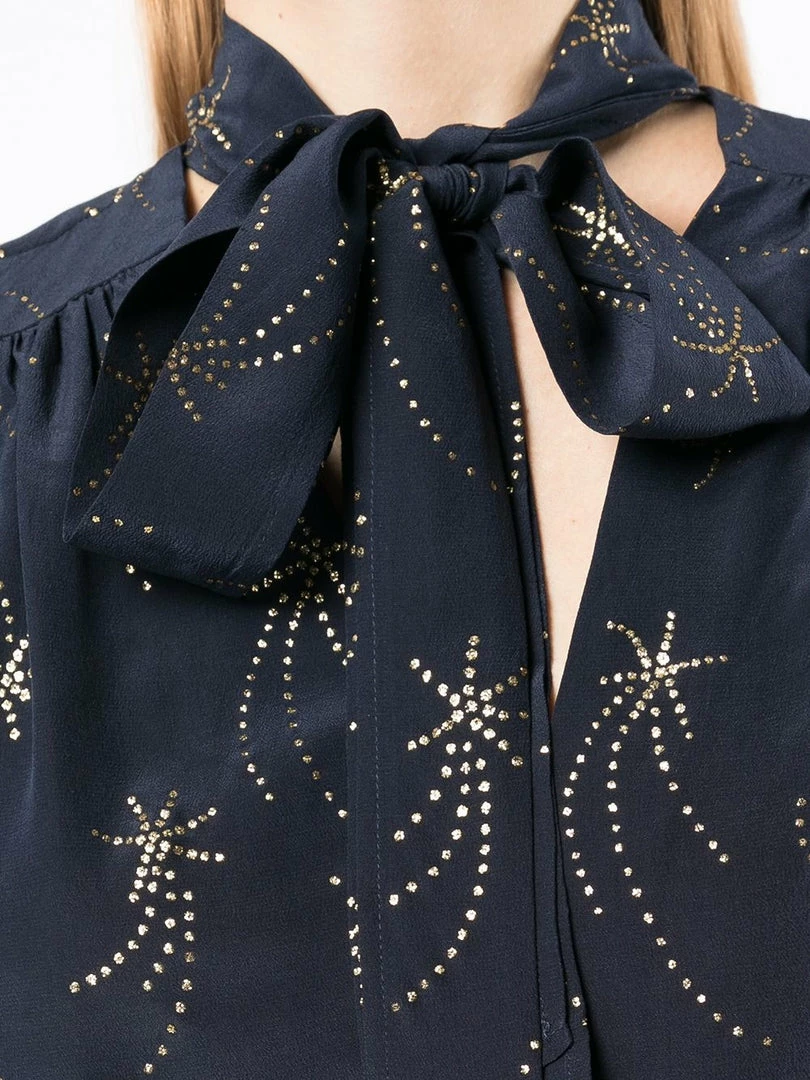 Rixo London ‘Moss’ Glitter Star Blouse 7 Rixo London ‘Moss’ Glitter Star Blouse