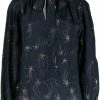 Rixo London ‘Moss’ Glitter Star Blouse
