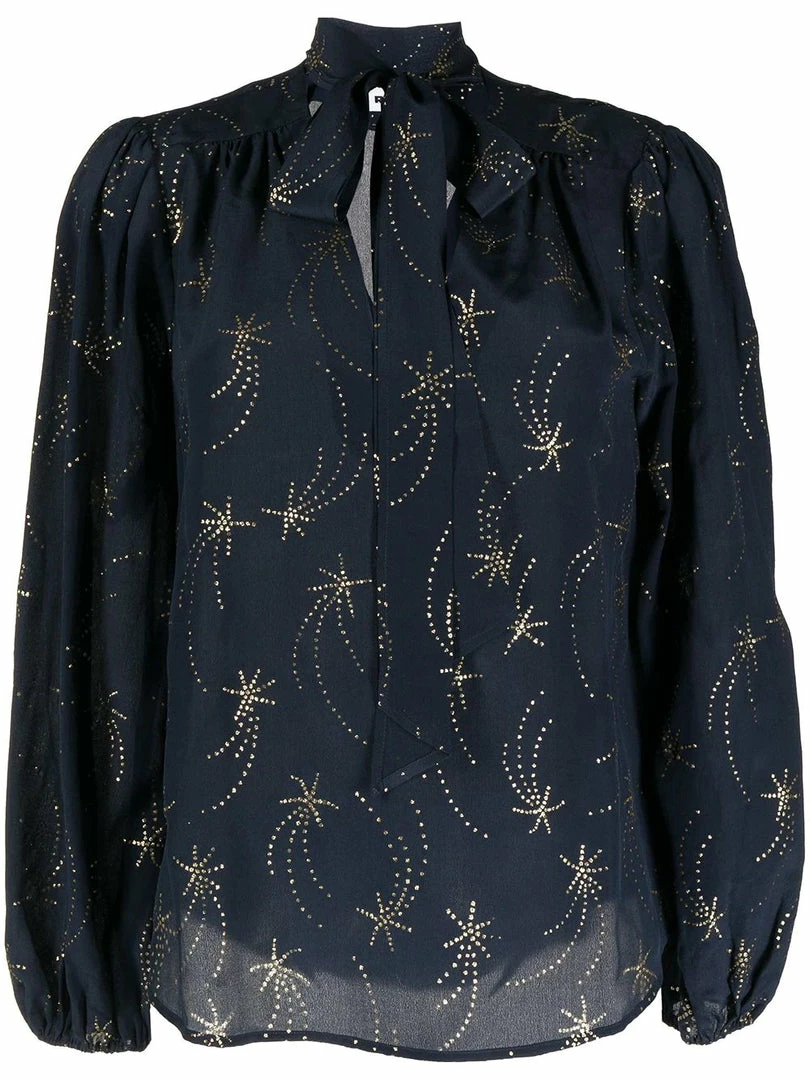 Rixo London ‘Moss’ Glitter Star Blouse 3 Rixo London ‘Moss’ Glitter Star Blouse