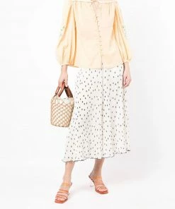 Rixo London 'Ren' Daisy Embroidered Blouse