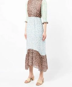 Rixo London 'Saffron' Floral Leopard Midi Dress 19 Rixo London 'Saffron' Floral Leopard Midi Dress