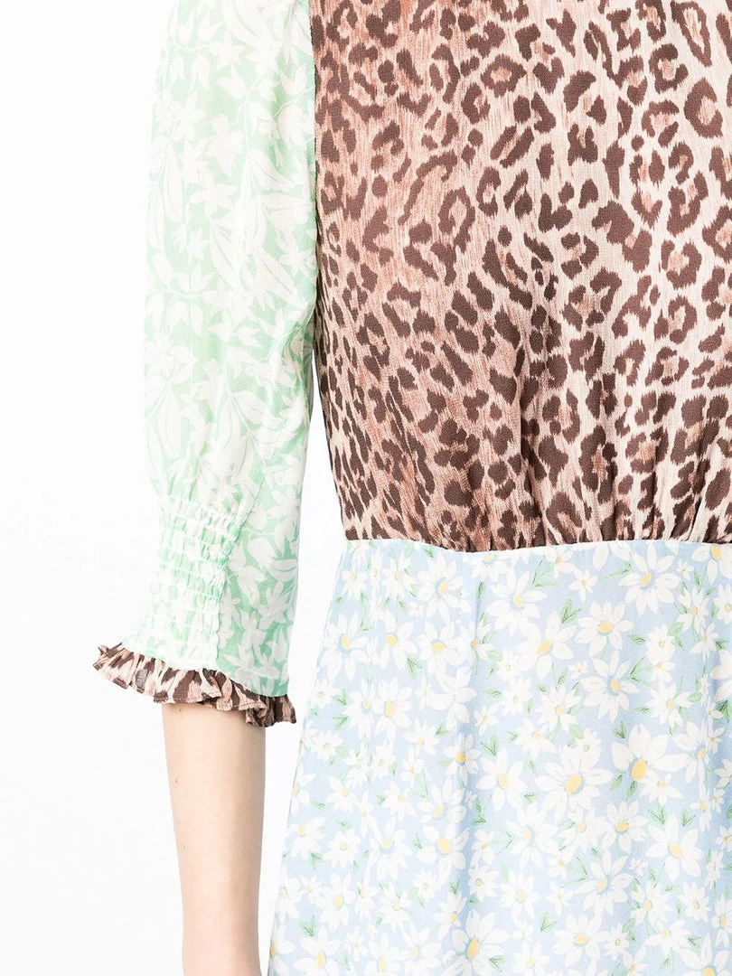 Rixo London 'Saffron' Floral Leopard Midi Dress 12 Rixo London 'Saffron' Floral Leopard Midi Dress