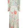 Rixo London 'Selma' Mint Peony Floral Midi Dress 1 Rixo London 'Selma' Mint Peony Floral Midi Dress