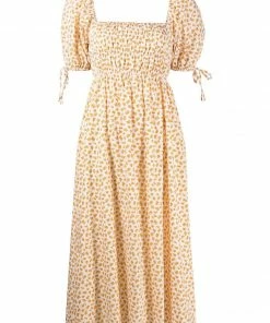 Faithfull The Brand Clothing 'Rory' Floral Motif Midi Dress