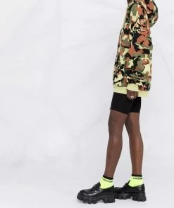 ROTATE Oversized 'Violana' Camo Logo Hoodie