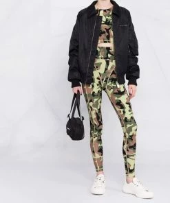 ROTATE Clothing 'Ronda' Camo Leggings