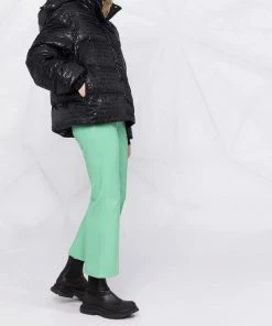 ROTATE 'Tina' Logo Puffer Jacket & Mittens Clothing