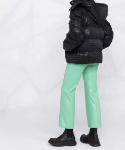 ROTATE 'Tina' Logo Puffer Jacket & Mittens Clothing