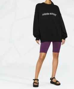 ROTATE Clothing Black 'Iris' Sweatshirt 13 ROTATE Clothing Black 'Iris' Sweatshirt