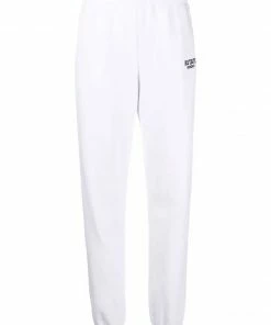 ROTATE Clothing 'Mimi' White Logo Sweatpants
