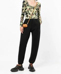 ROTATE 'Tamisha' Camo Top