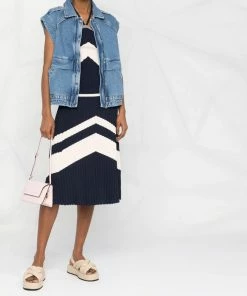 Ba&sh Clothing 'Ruben' Denim Sleeveless Jacket