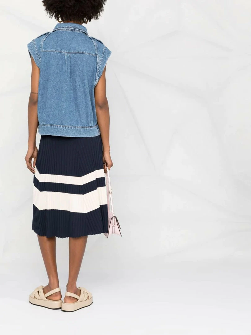 Ba&sh Clothing 'Ruben' Denim Sleeveless Jacket 8 Ba&sh Clothing 'Ruben' Denim Sleeveless Jacket