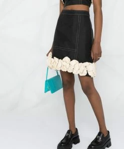 Ganni 'Ruffled Trim Skirt'