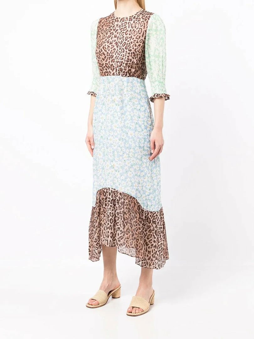 Rixo London 'Saffron' Floral Leopard Midi Dress 5 Rixo London 'Saffron' Floral Leopard Midi Dress