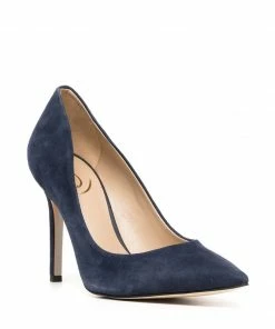 Sam Edelman Shoes Navy 'Hazel' Suede Court Heels