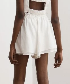 Sancia Clothing White ‘Sol’ High Waist Shorts 7 Sancia Clothing White ‘Sol’ High Waist Shorts