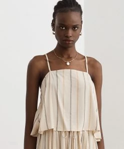 Sancia ‘Jimena’ Stripe Crop Top