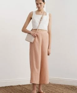 Sancia White ‘Fidelia’ Crop Top