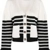 Self Portrait Clothing ‘Mariner Stripe Knit Cardigan’