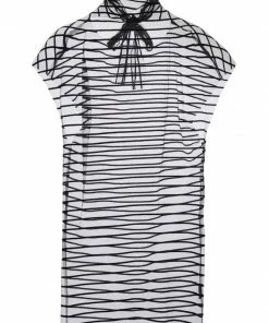 DRIES VAN NOTEN Clothing ‘Sheer Mesh Stripe Over Blouse’