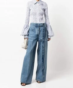 Alexander Wang New In 'Shirred Stripe Shirt'