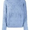 Shrimps Blue 'Cornelia' Bobble Logo Jumper Clothing
