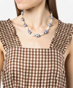 Shrimps Accessories 'Joline' Ceramic Pearl Necklace