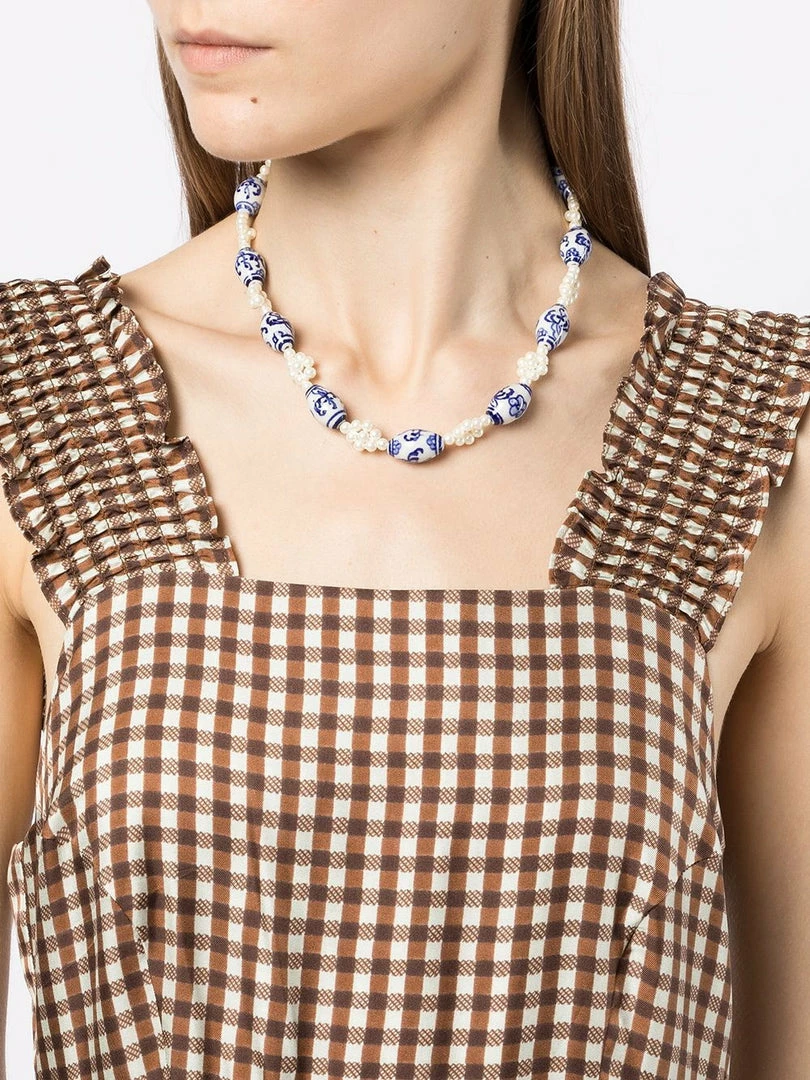 Shrimps Accessories 'Joline' Ceramic Pearl Necklace 4 Shrimps Accessories 'Joline' Ceramic Pearl Necklace