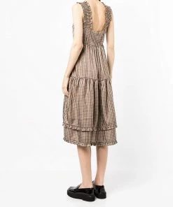 Shrimps 'Luna' Gingham Midi Dress 10 Shrimps 'Luna' Gingham Midi Dress