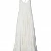 Rabens Saloner 'Siri' Voile Frill Long Dress