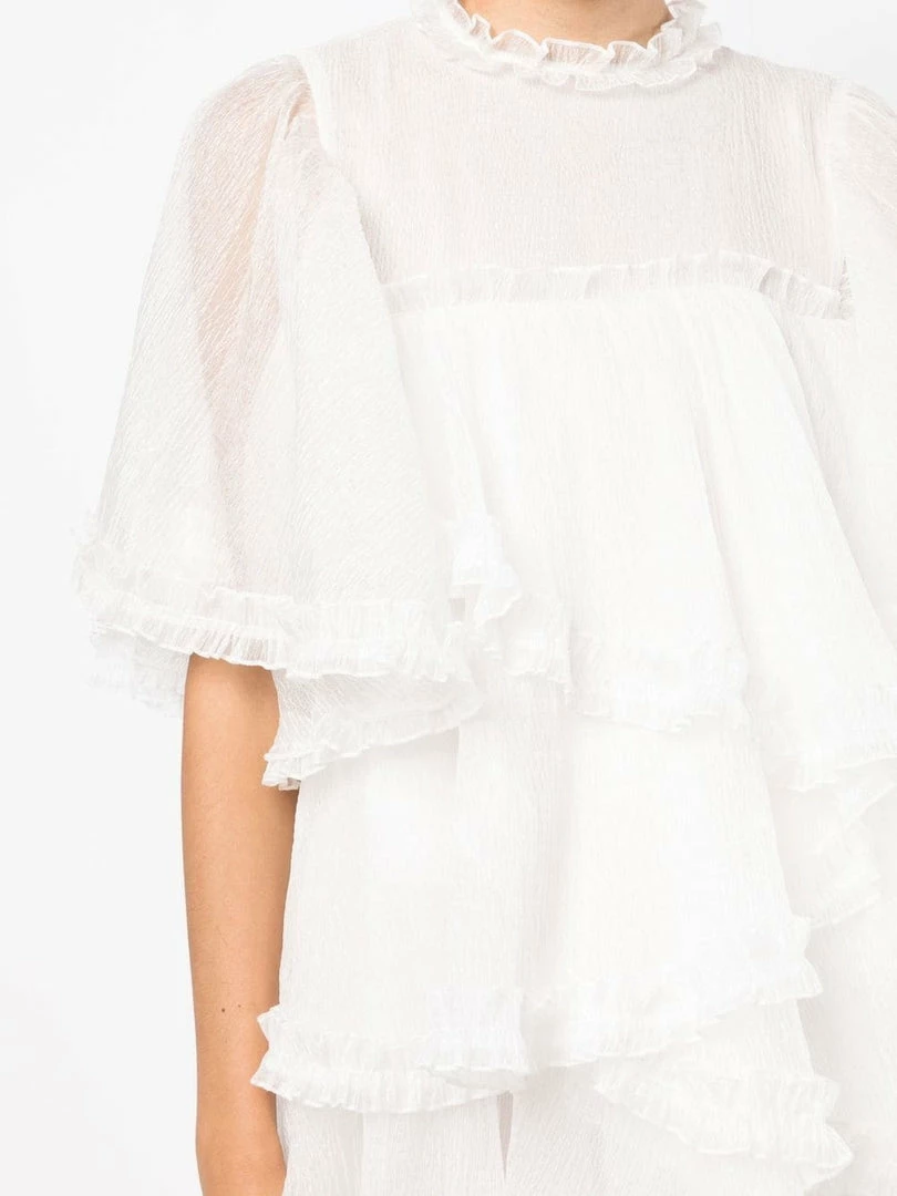 Stella Nova 'Skylar' Tiered Sheer Mini Dress 12 Stella Nova 'Skylar' Tiered Sheer Mini Dress