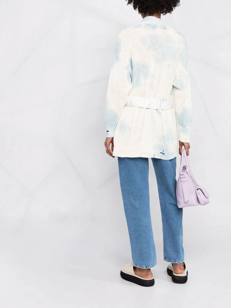 Golden Goose Clothing 'Slogan Belted Distressed Knit Cardigan' 6 Golden Goose Clothing 'Slogan Belted Distressed Knit Cardigan'