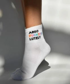Soxygen Unisex'Abso Fucking Lutely’ Ankle Socks
