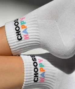 Soxygen Unisex ‘Choose Happy’ Ankle Socks